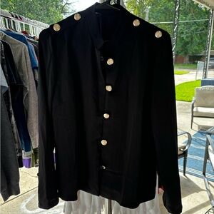 SHEIN Black Blouse NWOT